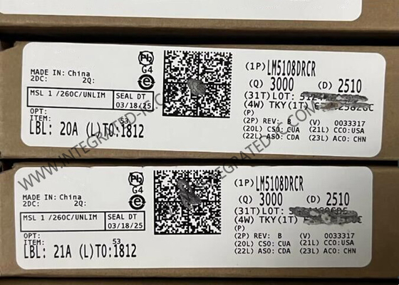 LM5108DRCR رقاقة الدوائر المتكاملة 100V مدرب البوابة IC VSON10 نصف مدرب الجسر