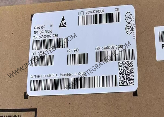 شريحة الدوائر المتكاملة IDW10G120C5B 1200V CoolSiC Schottky Diode 10A SiC Schottky Diodes