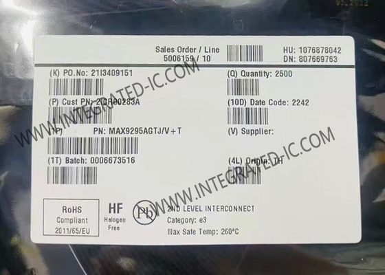 رقاقة الدوائر المتكاملة MAX9295AGTJ/V DSI مدخل Serdes GMSL2 Serializer
