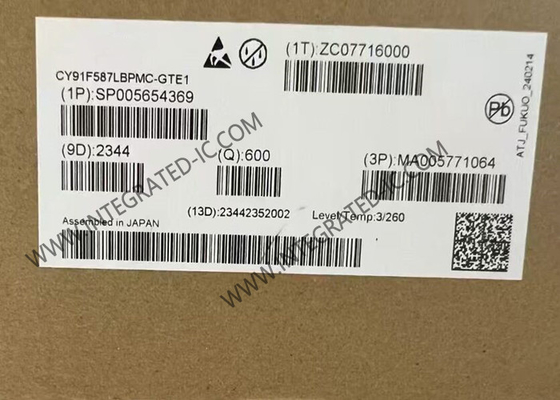 CY91F587LBPMC-GTE1 وحدة التحكم الدقيقة MCU 32Bit وحدة التحكم الدقيقة ذات النواة الواحدة 128MHz MCU IC