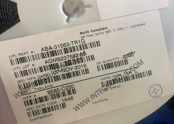 ABA-31563-TR1G وحدة الاتصالات اللاسلكية 0Hz إلى 3.5GHz مكبرات RF IC SOT-363-6