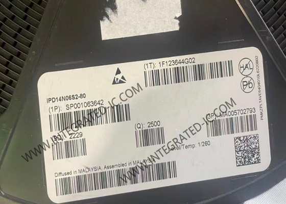 IPD14N06S2-80 رقاقة الدوائر المتكاملة 55 فولت 80mΩ ترانزستورات OptiMOSTM MOSFET للسيارات