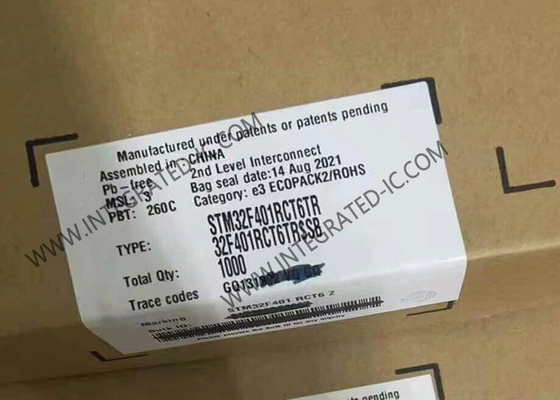 STM32F401RCT6TR وحدة التحكم الدقيقة MCU 84MHz وحدة التحكم الدقيقة ذات النواة الواحدة 32 بت LQFP64