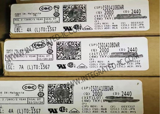 ISO1410BDWR رقاقة الدوائر المتكاملة 500kbps RS-485 RS-422 المنعزلة
