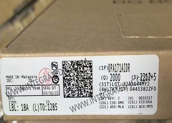 OPA171AIDR رقاقة الدوائر المتكاملة 36V 3MHz مكبر تشغيل منخفض الطاقة