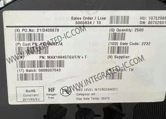 شريحة الدوائر المتكاملة MAX16945TGUT/V مضخة الشحن العكسي 30mA في SOT23