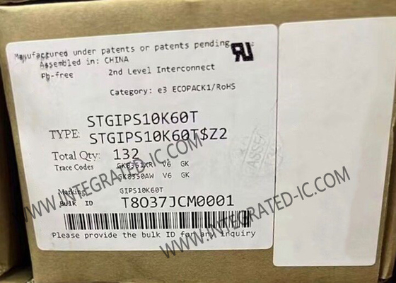 STGIPS10K60T وحدات IGBT للسيارات 600 فولت وحدة الطاقة الذكية 10A عاكس ثلاثي المراحل