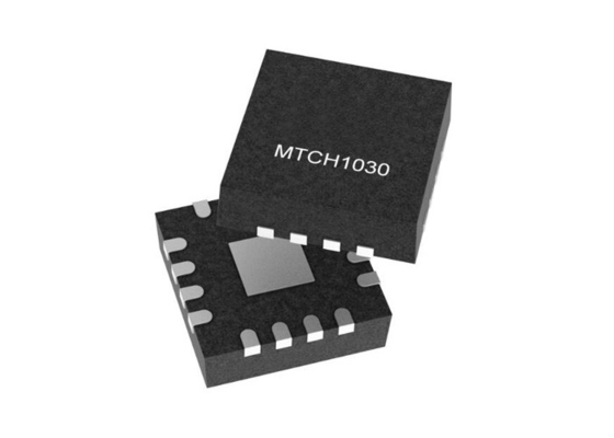 MTCH1030T-I/MG رقاقة الدائرة المتكاملة 3 أزرار تحكم لمسة QFN16 لمسة سعة