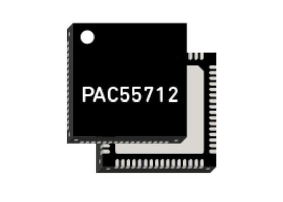 شريحة الدائرة المتكاملة PAC55712، وحدة تحكم ومشغل BLDC بجهد 72 فولت، QFN64، وحدات تحكم المحركات