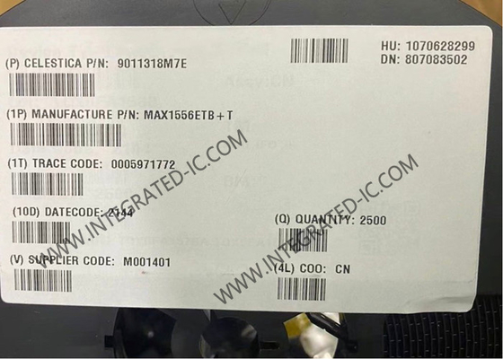 MAX1556ETB رقاقة الدوائر المتكاملة الكفاءة العالية 1.2A PWM محولات DC-DC Step-Down