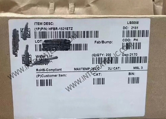 HFBR-1521ETZ رقاقة الدوائر المتكاملة 5MBd جهاز إرسال اتصال متعدد الأداء العالي