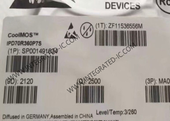 شريحة الدائرة المتكاملة IPD70R360P7S CoolMOS™ P7 ترانزستور MOSFET للطاقة من النوع N