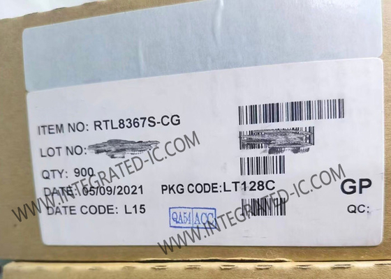 RTL8367S-CG Ethernet IC Layer 2 مدير 5 + 2-Port Ethernet Switch LQFP128
