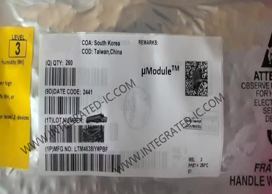 LTM4638IY رقاقة الدوائر المتكاملة 20VIN 15A Step-Down DC DC uModule Regulator