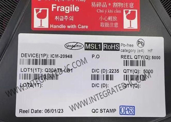 مستشعر IC​ ICM-20948 مستشعر وحدات قياس القصور الذاتي ذات 9 محاور