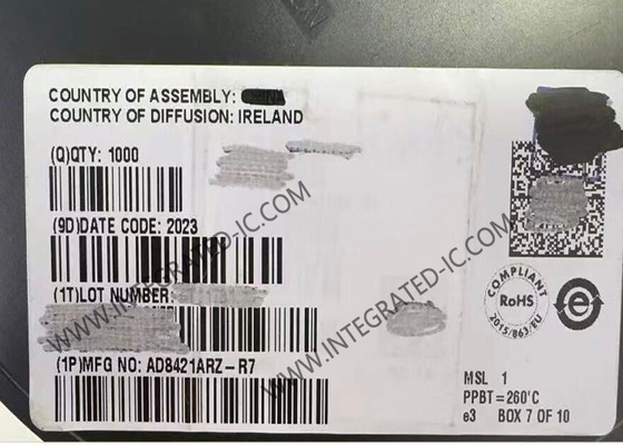 AD8421ARZ رقاقة الدائرة المتكاملة 10MHz مكبرات أجهزة الطاقة المنخفضة SOIC8