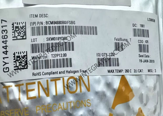 إيثيرنث IC BCM84880B0IFSBG ناقل إيثيرنث CMOS متكامل بشريحة واحدة