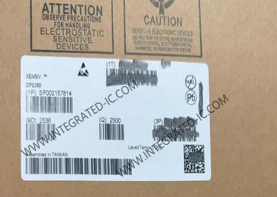 مستشعر IC DPS368 XENSIV مستشعر ضغط جوي من 1.7 فولت إلى 3.6 فولت عالي الدقة للغاية (±2 سم) حاصل على تصنيف IPX8 للبيئات القاسية