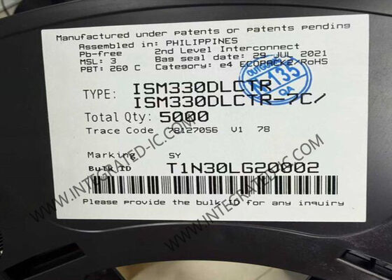 ISM330DLCTR جهاز استشعار IC وحدة قياس جدرانية iNEMO ذات 6 محاور مع حزمة LGA14