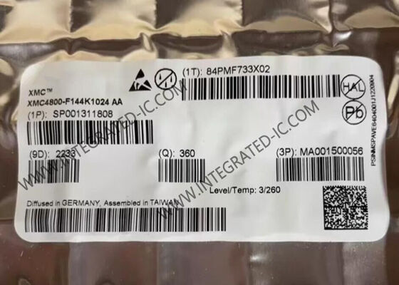 XMC4800-F144K1024 AA متحكم دقيق صناعي 32 بت MCU بسرعة 144 ميجاهرتز، وذاكرة مدمجة بسعة 128 كيلوبايت، و 119 مدخل/مخرج