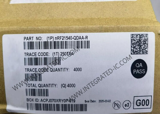 NRF21540-QDAA-R وحدة الاتصالات اللاسلكية 2.5GHz RF Front End 16-QFN