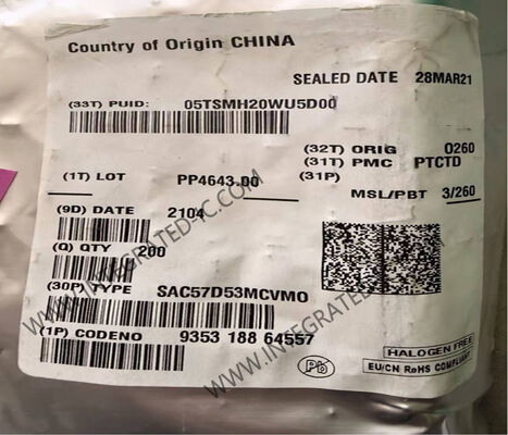 SAC57D53MCVMO وحدة التحكم الصغيرة MCU 1.2V إلى 1.32V وحدة التحكم الصغيرة ARM ثلاثية النواة 32 بت