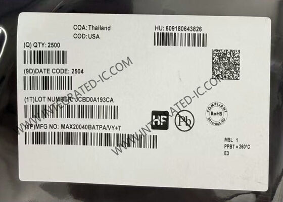 شرائح الدوائر المتكاملة MAX20040BATPA / VY محولات 12V مع هيكل H-Bridge