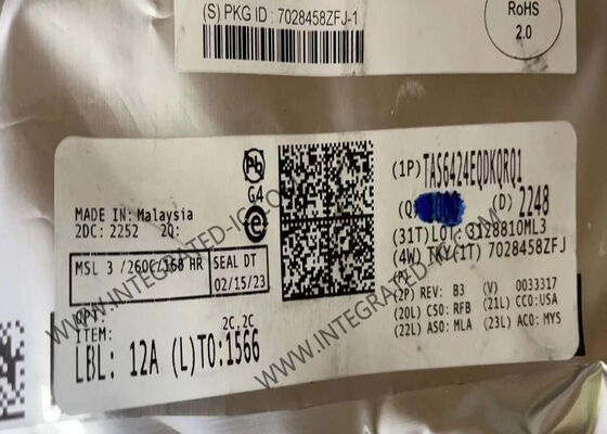 TAS6424EQDKQRQ1 75W 2MHz أربع قنوات للسيارات الفئة D مكبر الصوت IC الشريحة