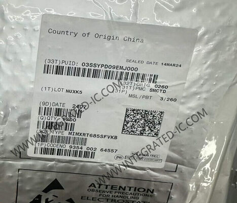 متحكم MCU MIMXRT685SFVKB 32 بت متحكم دقيق رقائق 176-VFBGA ثنائي النواة