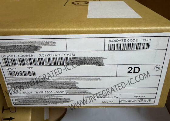 XC7Z030-2FFG676I مجموعة بوابة قابلة للبرمجة في الميدان مع خلايا منطقية 125K وتردد ساعة 766MHz لنظام Zynq-7000 على رقاقة IC