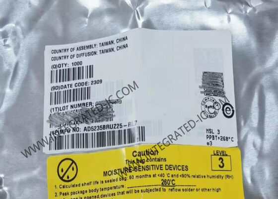 AD5235BRUZ25 رقاقة الدائرة المتكاملة مع ذاكرة غير متقلبة مزدوجة 1024-الموقف الجهاز الرقمي 25 كيلو أوم