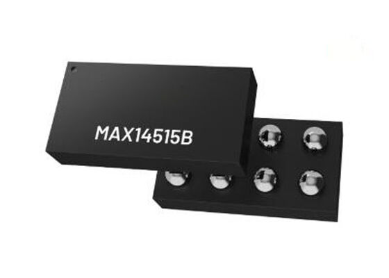 MAX14515BAWA شريحة دائرة متكاملة مشغل عدسة سائلة عالي الجهد مع DAC أحادي 8 بت WLP-8